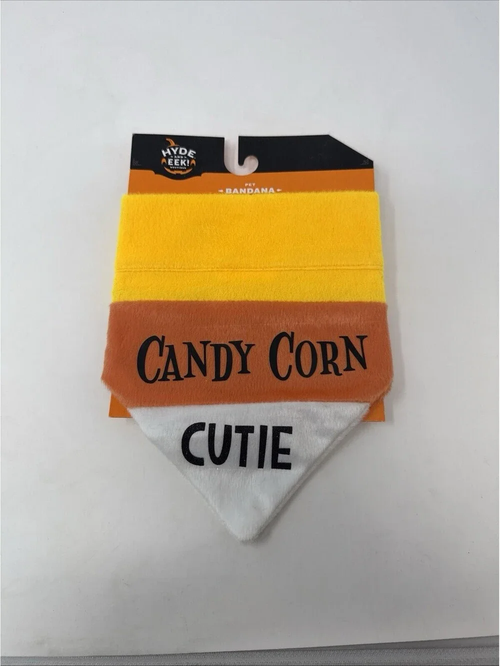 Hyde & EEK! Candy Corn Cutie Pet Bandana – Size Small
